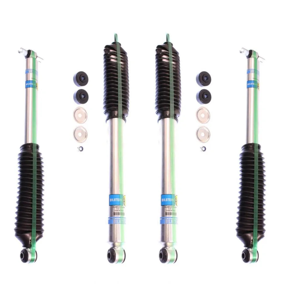 Stage 1 Package Bilstein 07-17 Jeep Wrangler 5100 Series Front and Rear Shocks For 3.5-5" Lift