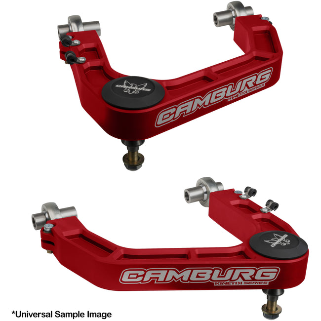 Camburg Ford F-150 Raptor 17-23 KINETIK V2 Performance Billet Uniball Upper Arms (Red)