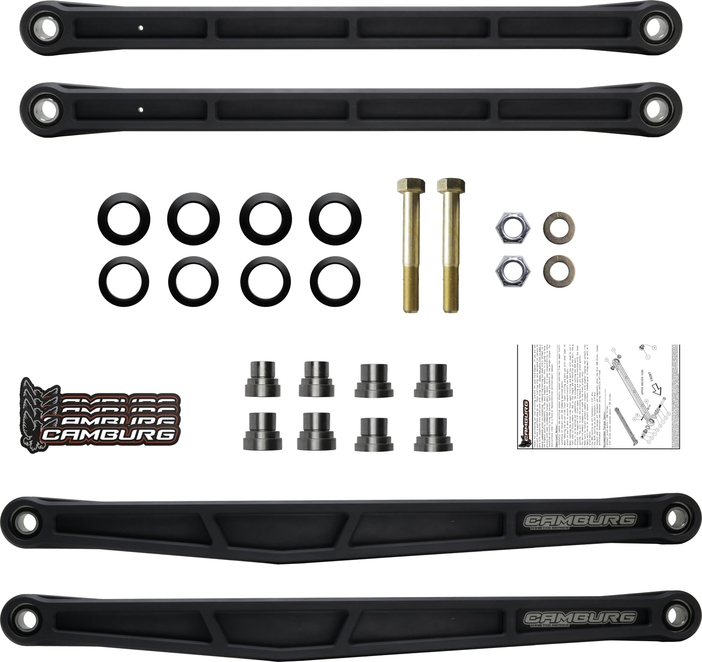 Camburg Ford F-150 Raptor 21-23 KINETIK Series Rear Billet Trailing Arm Kit