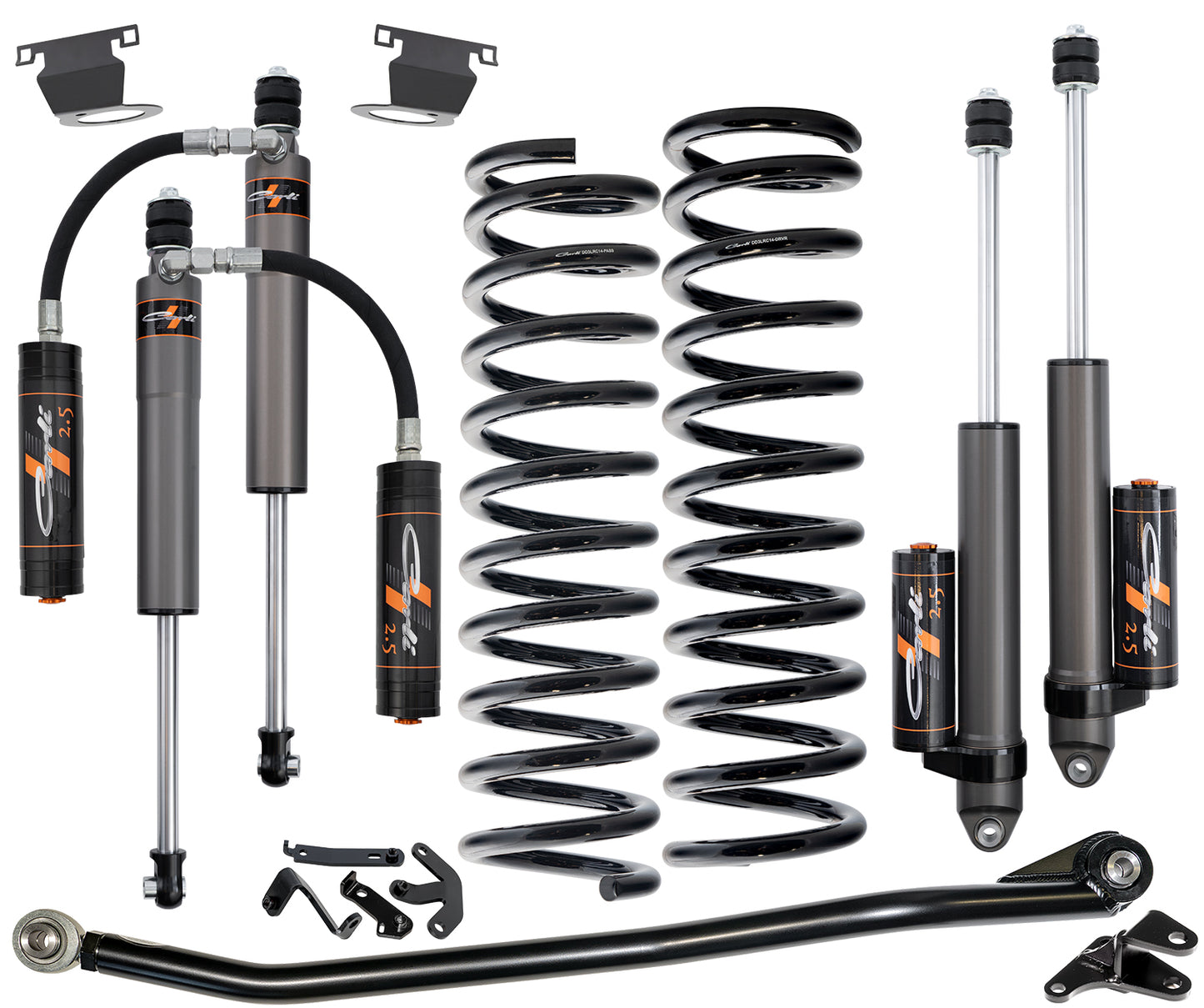 CARLI 2019-2025 Ram 2500 4x4 Diesel With Rear Coils 2.5" Pathfinder Level kit