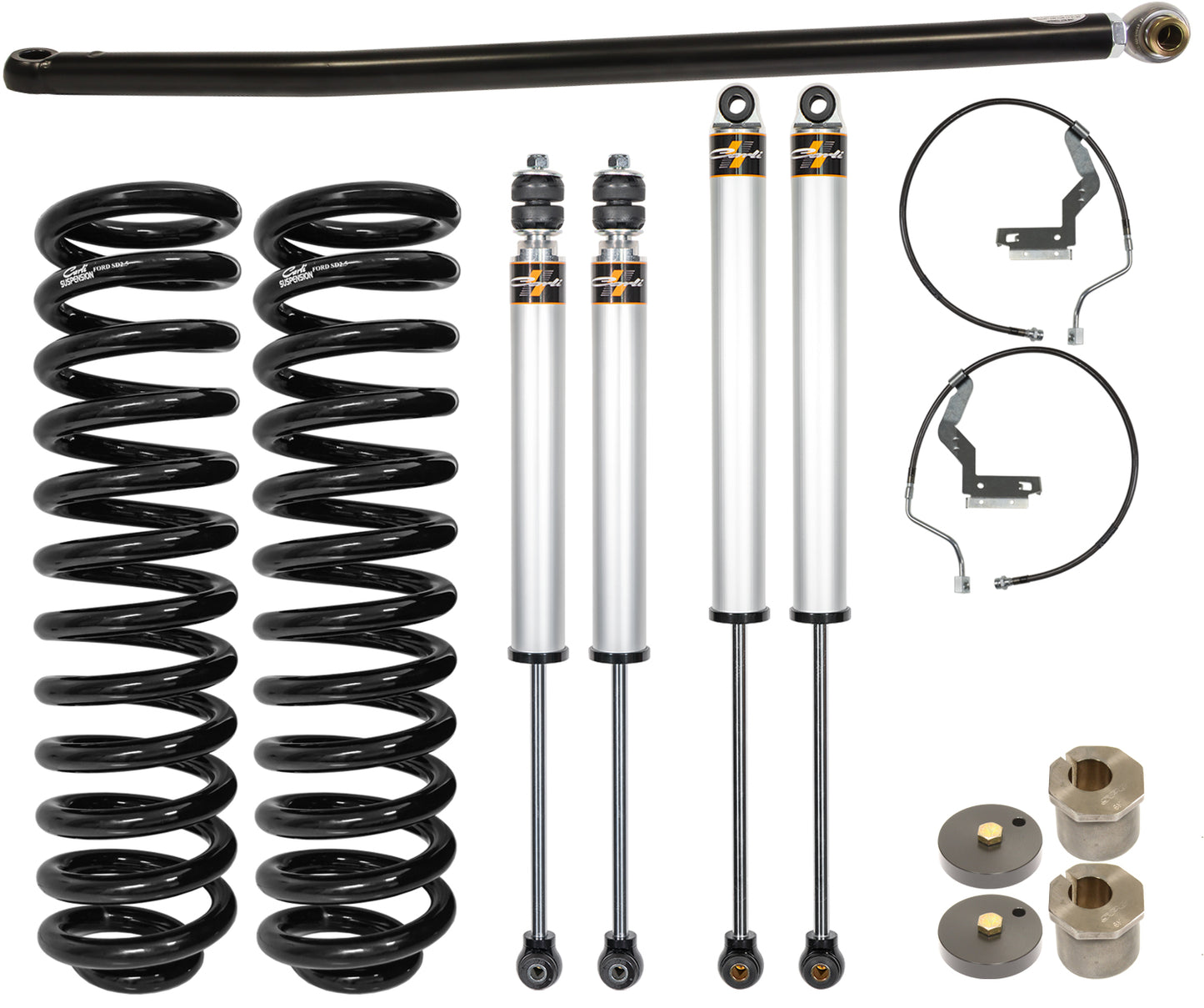 CARLI 2008-2010 Ford F-250 F-350 Super Duty 4x4 Diesel 2.5" Commuter System