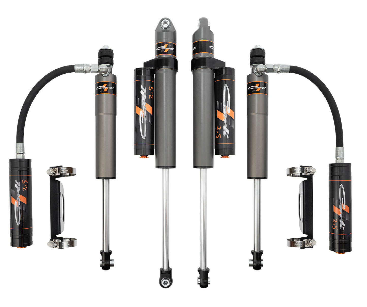 Carli 2005-2026 FORD F250/350 Diesel 4X4 2.5"/3.5" Pathfinder Front and Rear Shock Package