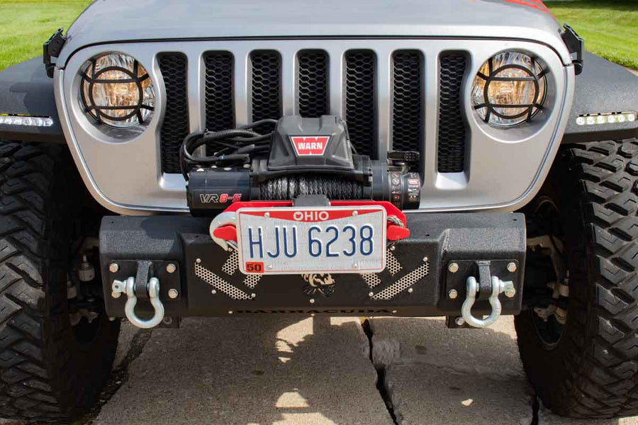 Fishbone Offroad 07-18 Jeep Wrangler JK Barracuda Modular Front Bumper - Base