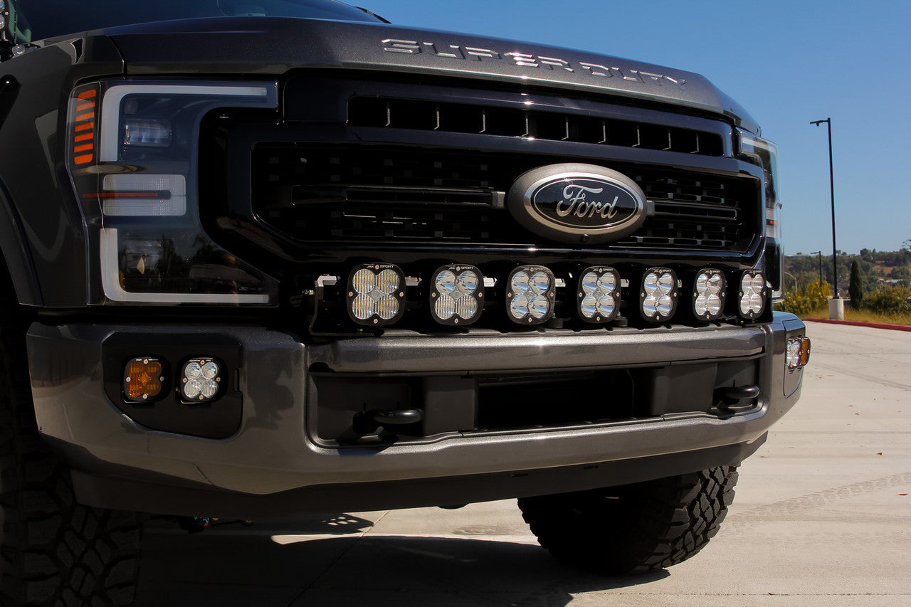 Baja Designs 2020-2022 Ford Super Duty 7 XL Linkable Bumper Light Kit With Toggle switch