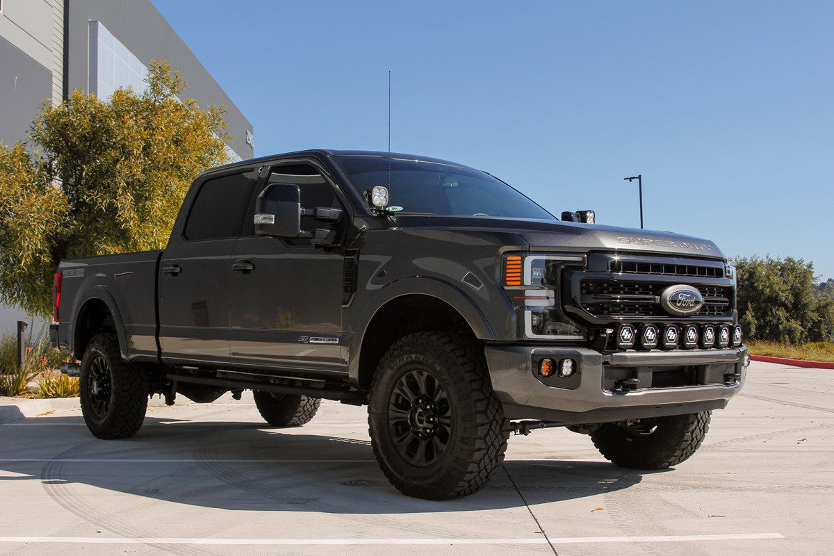 Baja Designs 2020-2022 Ford Super Duty Fog Lights Dual FPK SAE/Pro DC Baja Designs With Toggle Switch- Amber