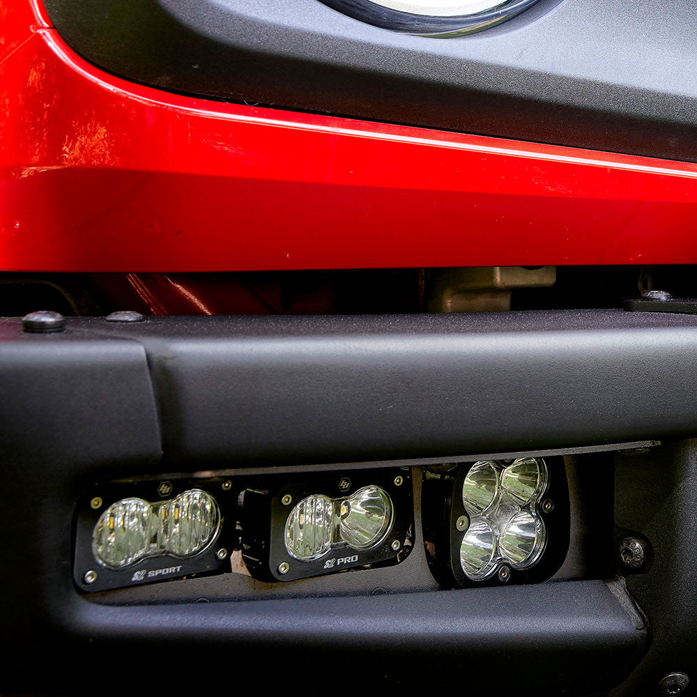 Baja Designs 2021+ Ford Bronco With Steel Bumper Fog Pocket Kit 21-Up Pro w/Upfitter