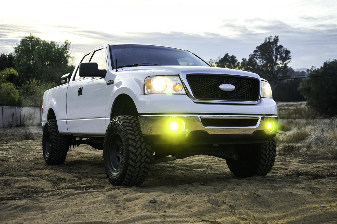 Baja Designs 05-11 Toyota Tacoma/07-13 Toyota Tundra, 06-14 Ford F-150 Squadron Sport Fog Pocket Light Kit Clear
