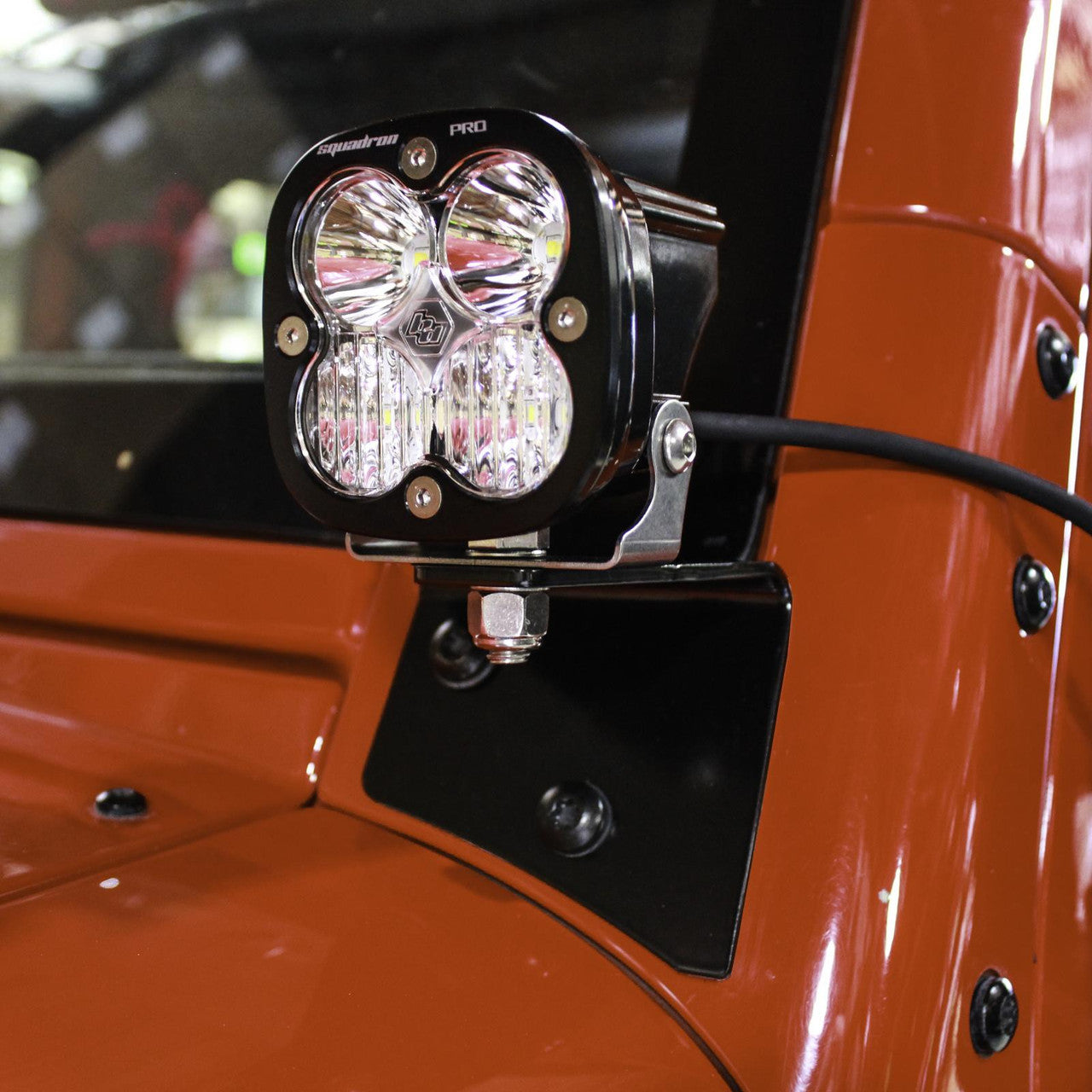 Baja Designs  07-18 Jeep Wrangler JK Squadron Sport A-Pillar Kit LED Light Pods - White