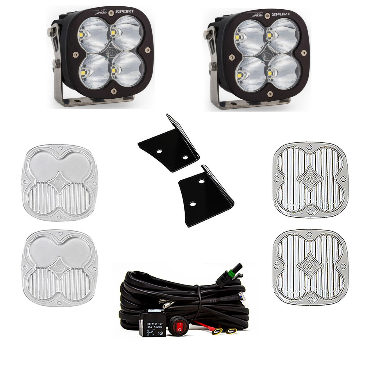 Baja Designs 07-17 Jeep Wrangler JK XL Sport A-Pillar Kit