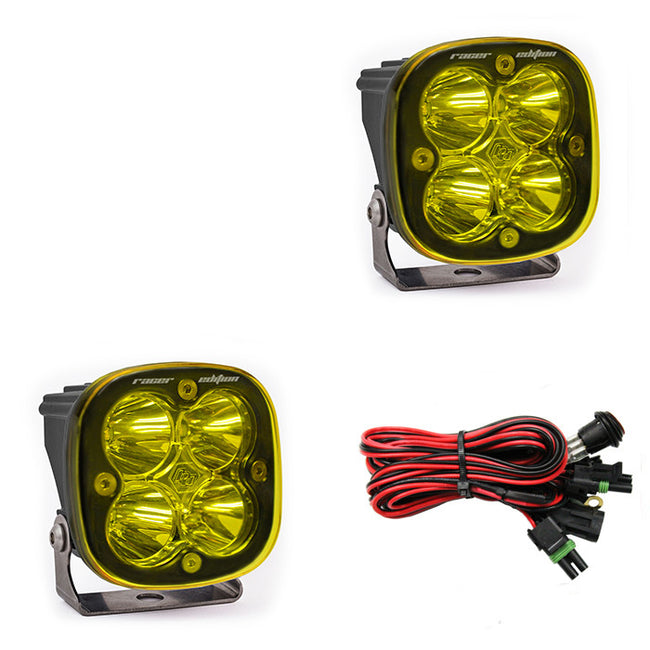 Baja Designs Squadron Racer Edition Spot Pair LED Light Pods - Amber