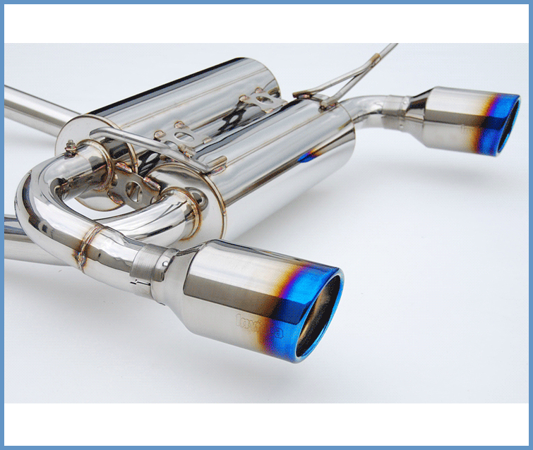 Invidia 02-08 Nissan 350z Gemini Rolled Titanium Tip Cat-back Exhaust