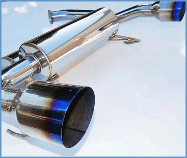 Invidia 03-08 Infiniti G35 Coupe Gemini Single Layer Titanium Tip Cat-back Exhaust