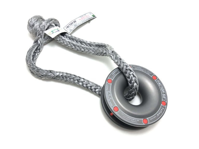 FACTOR 55 Rope Retention Pulley And Standard Duty Soft Shackle Combo