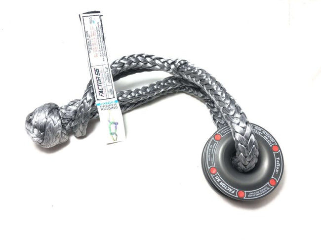 FACTOR 55 Rope Retention Pulley XTV And Standard Duty Soft Shackle Combo (POWERSPORTS UTV/ATV)