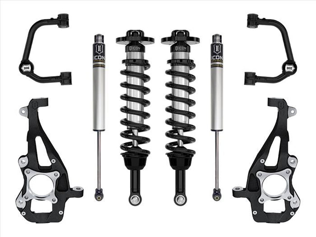 ICON 21-25 Ford F150 4WD 3.5-4.5in  Stage 1 Suspension System With Tubular Upper Control Arms