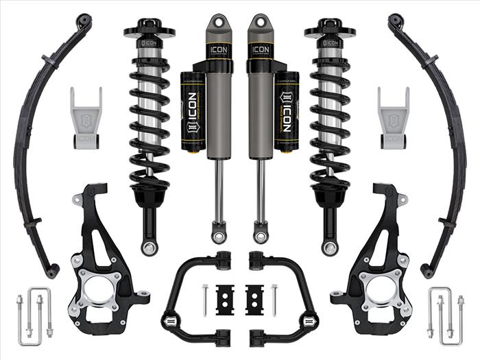 21-24 Ford F150 Tremor 4WD 3.5-4.5in Stage 2 Suspension Sys Tubular UCA / Leaf Pack