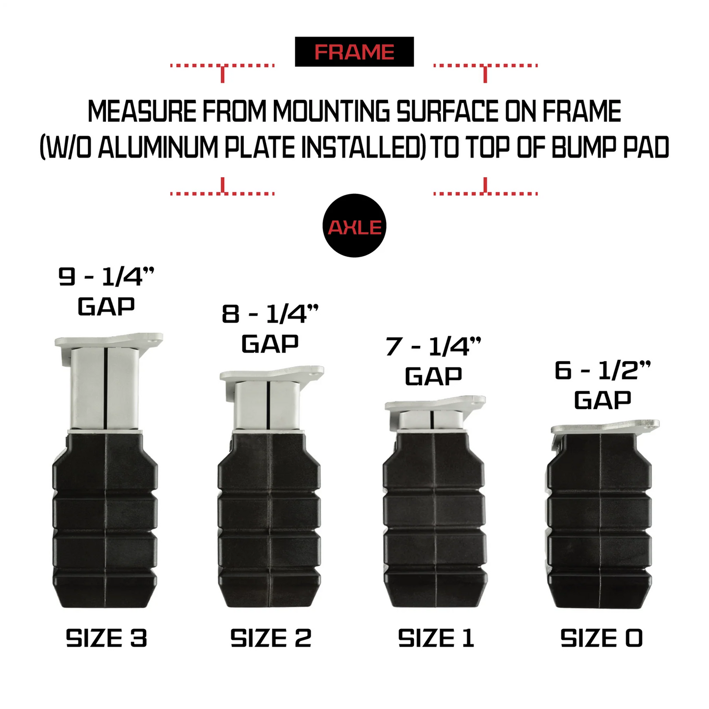 Thuren Boogie Bumps 2003-2013 Ram 2500, 2003-2024 Ram 3500 Rear LEAF SPRING BOOGIE BUMP LCS