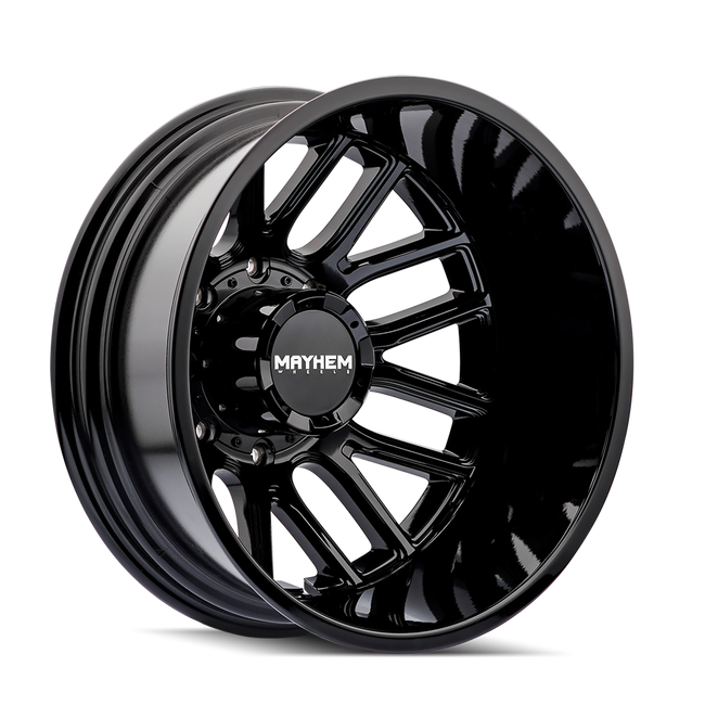 Mayhem 8107D Cogent Dually 20x8.25 / 8x200 BP / 115mm Offset / 142mm Hub Gloss Black Wheel Rear Outer