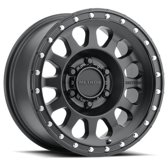 Method MR315 20x10 / 6x5.5 BP / -18mm Offset / 106.25mm CB Matte Black Wheel