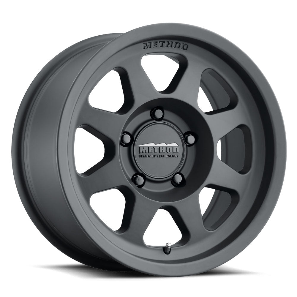 Method MR701 Bead Grip 17x8.5 0mm Offset 5x5 71.5mm CB Machined/Clear Coat Wheel