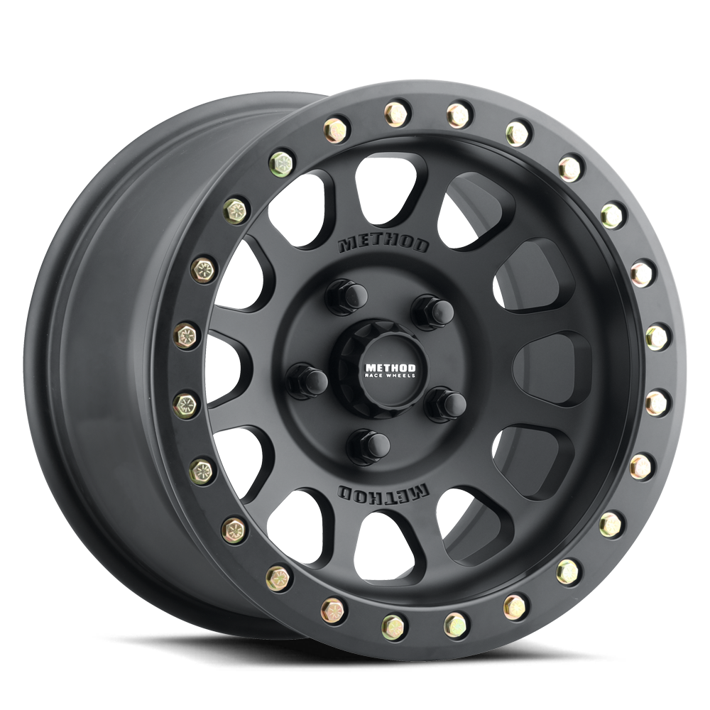 Method MR401 UTV Beadlock 15x10  6+4 25mm Offset  5x4.5  72 CB Matte Black Wheel
