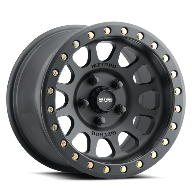 Method MR401 UTV Beadlock 15x10  6+4 25mm Offset  5x4.5  72 CB Matte Black Wheel