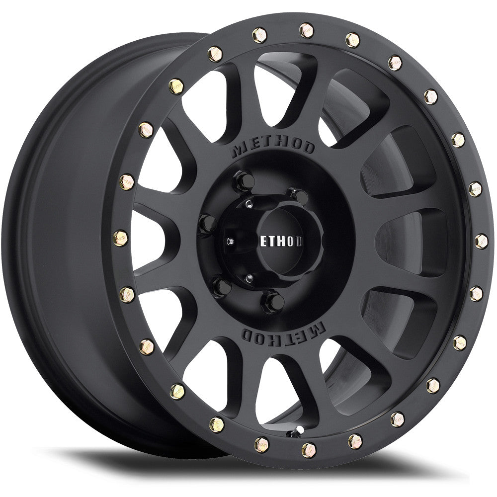 Method MR305 NV 17x8.5 25mm Offset 6x135 94mm CB Matte Black Wheel