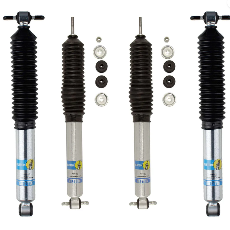 Stage 1 Package Bilstein 07-17 Jeep Wrangler 5100 Series Front and Rear Shocks For 1.5-3" Lift