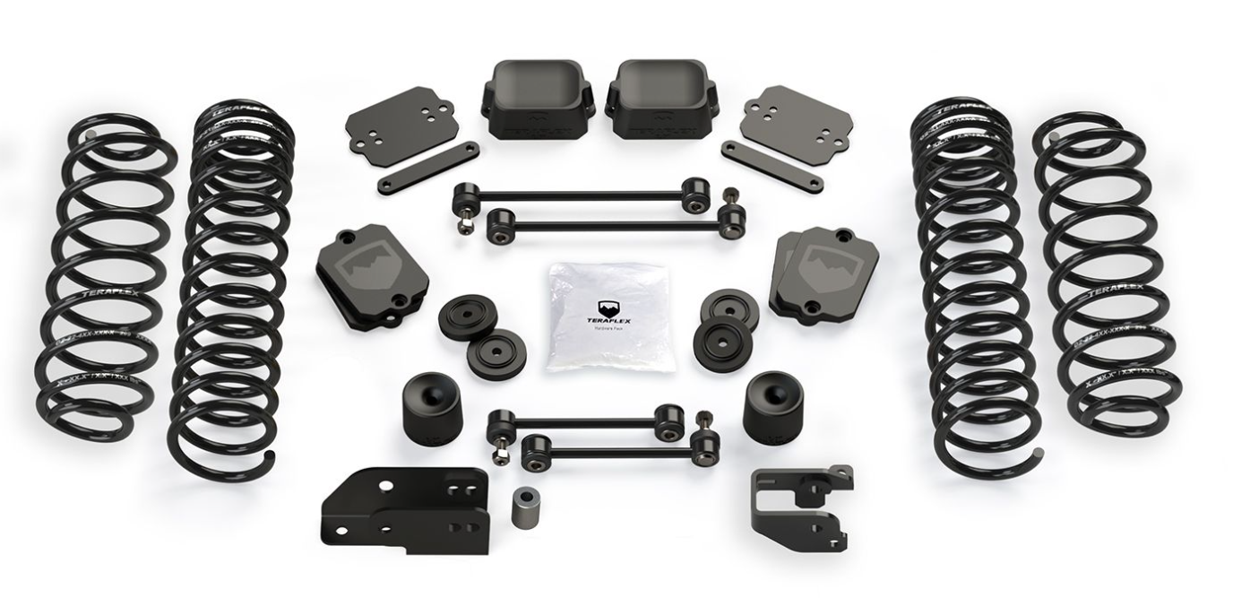 TeraFlex 2018-2025 Jeep Wrangler JL 2 Door 3.5” Coil Spring Base Lift Kit