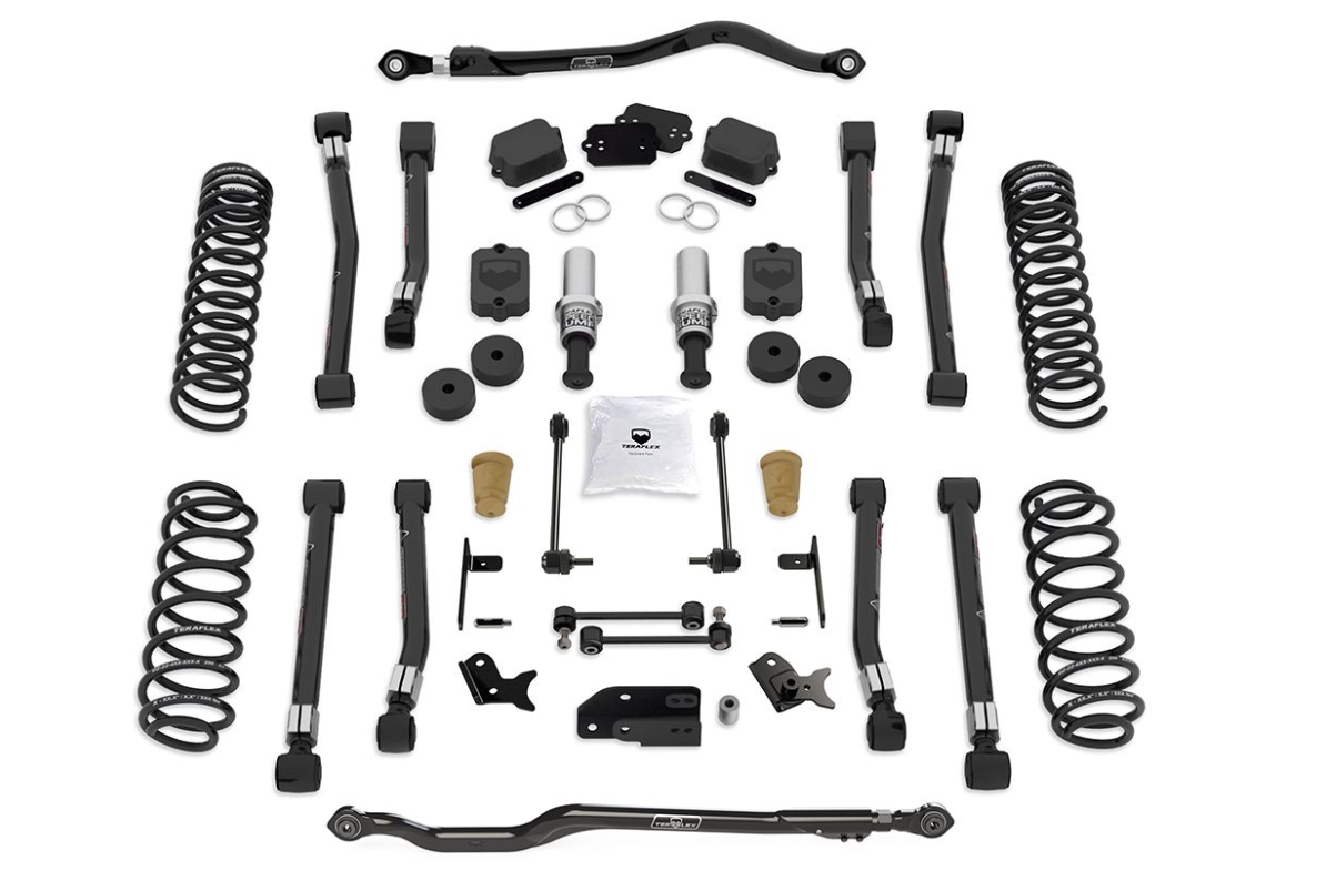 TeraFlex 2018-2025 Jeep Wrangler JL 2 Door 3.5" Alpine RT3 Short Arm Suspension System