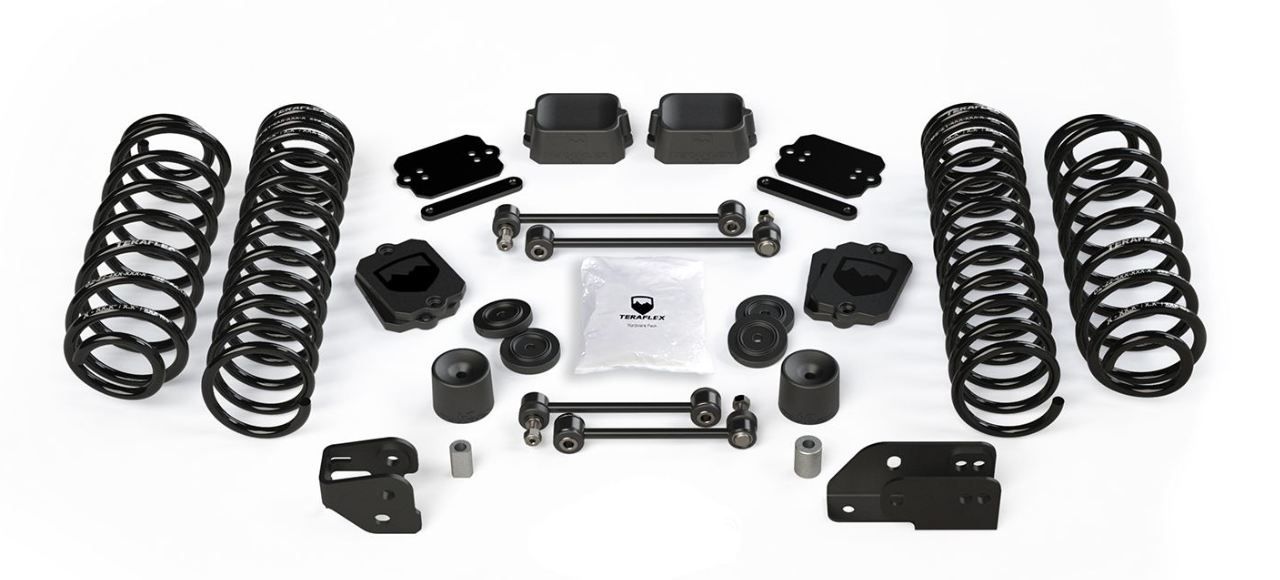 TeraFlex 2018-2025 Jeep Wrangler JL 2 Door 4.5" Coil Spring Base Lift Kit