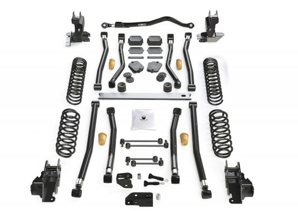 TeraFlex 2018-2025 Jeep Wrangler JL 2 Door 4.5" Alpine CT4 Long Arm Suspension System