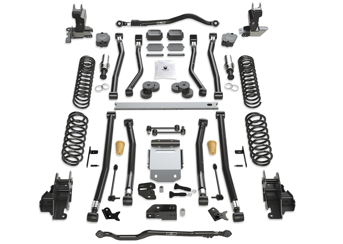 TeraFlex 2018-2025 Jeep Wrangler JL 2 Door 4.5" Alpine RT4 Long Arm Suspension System