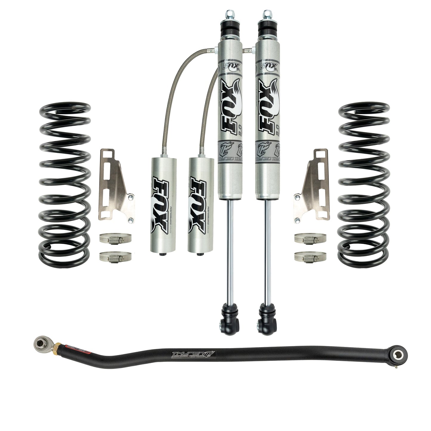 Thuren 2014-2025 RAM 2500 Diesel 2.75" Level, 13-25 RAM 3500 4WD Diesel 2.25" Level Kit With Fox Remote Reservoir Shocks