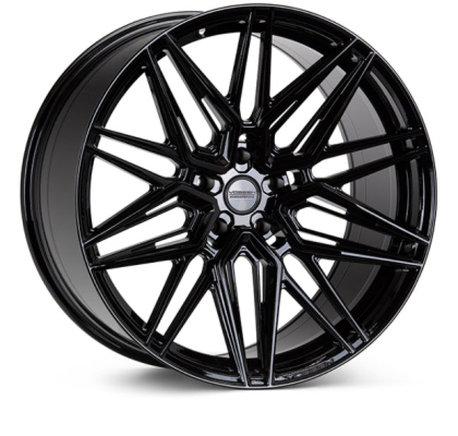 Vossen HF7 - 20x9.5 - ET22 - 5x120 - 64.1 - DEEP - GB - GLOSS BLACK