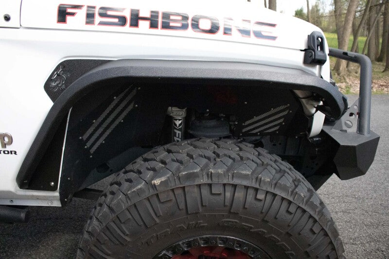 Fishbone Offroad 2018+ Jeep Wrangler JL/JLU/2020+ Gladiator JT  Alum Front Fender Flares  - Black