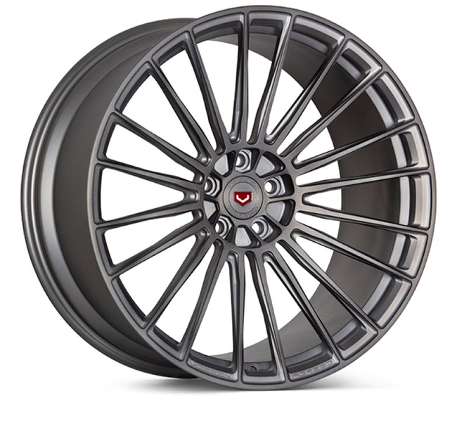 Vossen Forged S17-04 -22X11.5 / 5X120 / 74.1 - Brushed Stealth Grey Fountain Blue V F9X X5M Rear