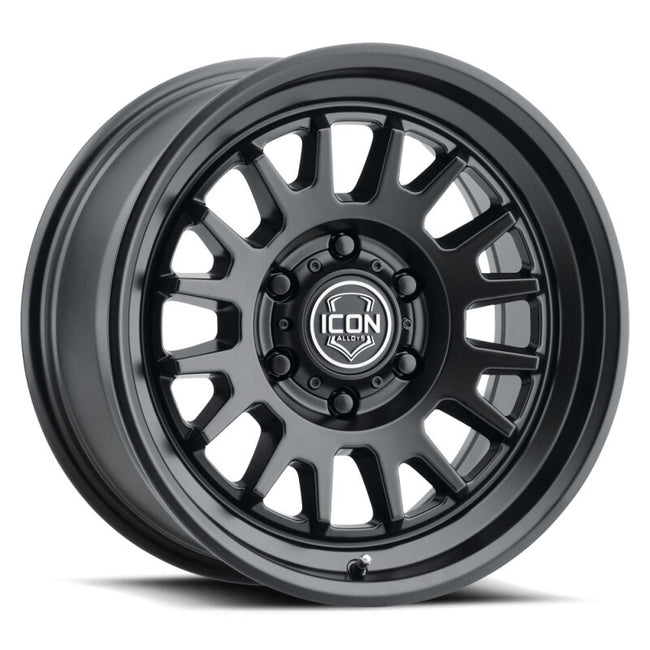 ICON Anza 17x8.5 5x150 25mm Offset 5.75in BS - Satin Black Wheel