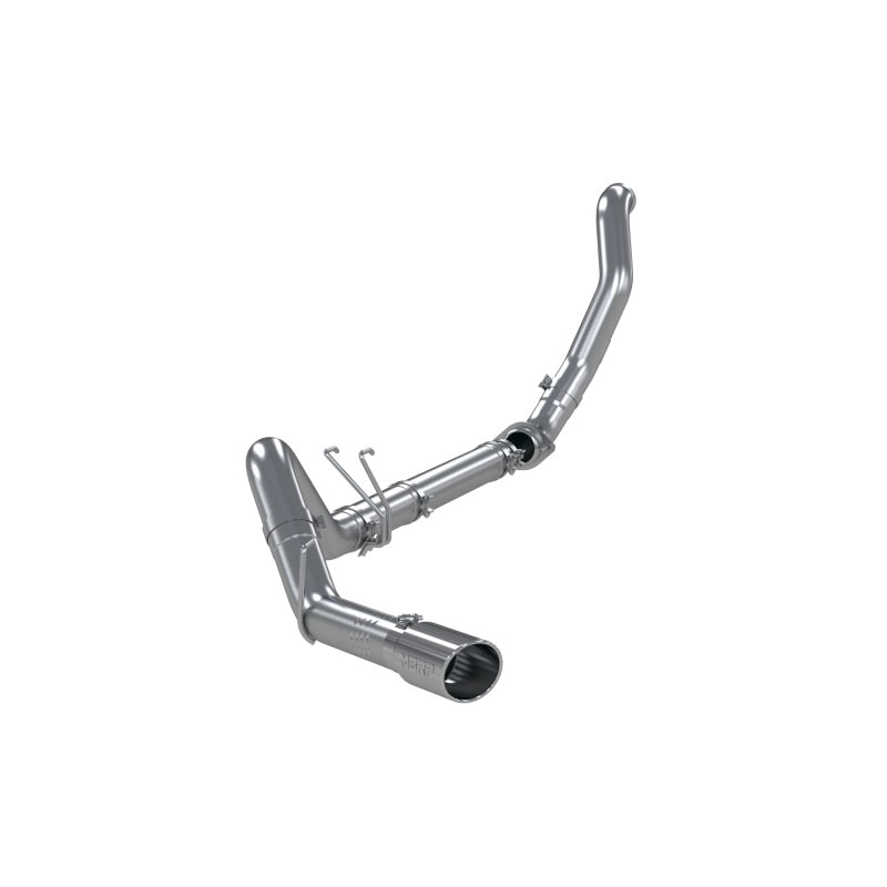 MBRP 08-10 Ford 6.4L F250/350/450 4 inch Filter Back Single Side Exit Aluminum and Down Pipe