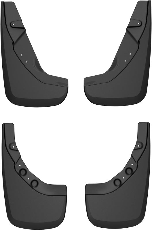 Husky Liners 2024 Toyota Tacoma CC/DC (w/Factory Flares) Front & Rear Mud Guards - Black