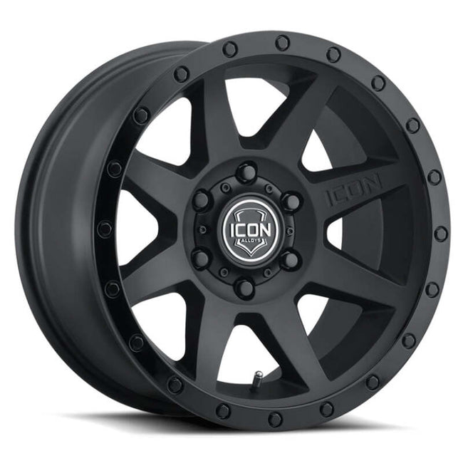 ICON Rebound 20x9 / 5x150 / 16mm / 5.625in BS Double Black Wheel