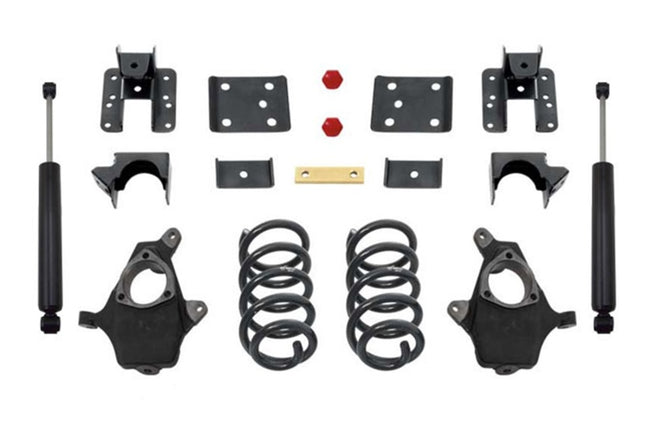 MaxTrac 14-16 GM C/K1500 2WD/4WD Extended/Crew Cab w/Cast Steel Susp. 3in/5in Lowering Kit
