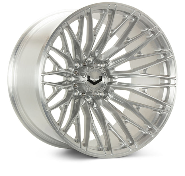Vossen VFX-04 24x10 - 8x165.1 - ET+15 - Deep - 125.1 - Brushed Gloss Clear Wheel