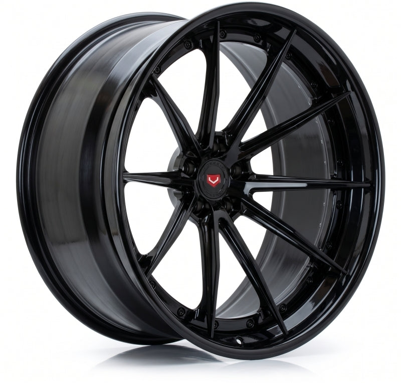 Vossen VPS-1 - 22x12.5 - ET20 - 5x114 - 67.1 - OEM CENTER NUT - GB - GLOSS BLACK - Ferrari SF90 Rear