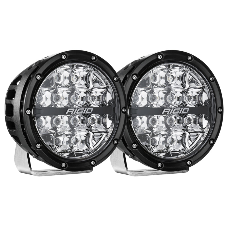 Rigid Industries 360-Series 6in LED Off-Road Spot Beam - RGBW (Pair)