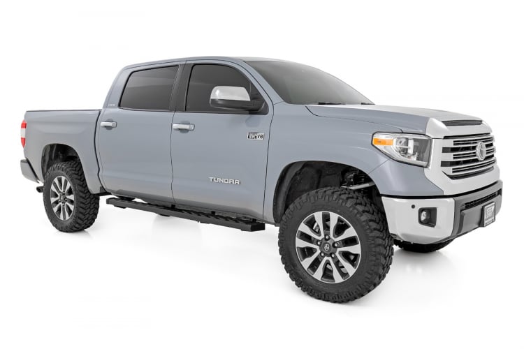 Rough Country BA2 Running Boards | Side Step Bars | Crew Cab | Toyota Tundra (2007-2021)