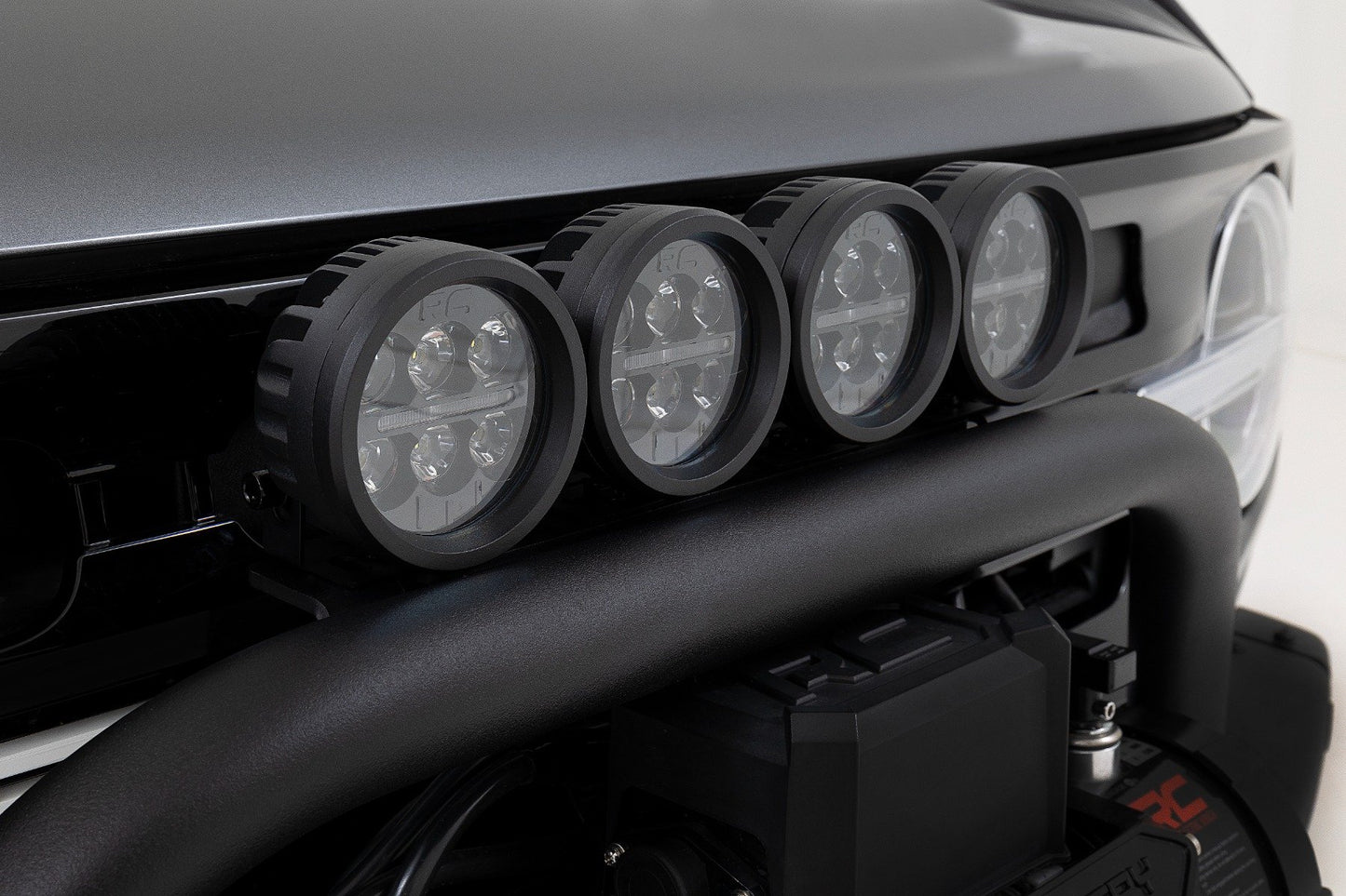 Safari Bar | 6.5 Inch Round LED | OE Modular Steel | Ford Bronco 4WD (21-25)
