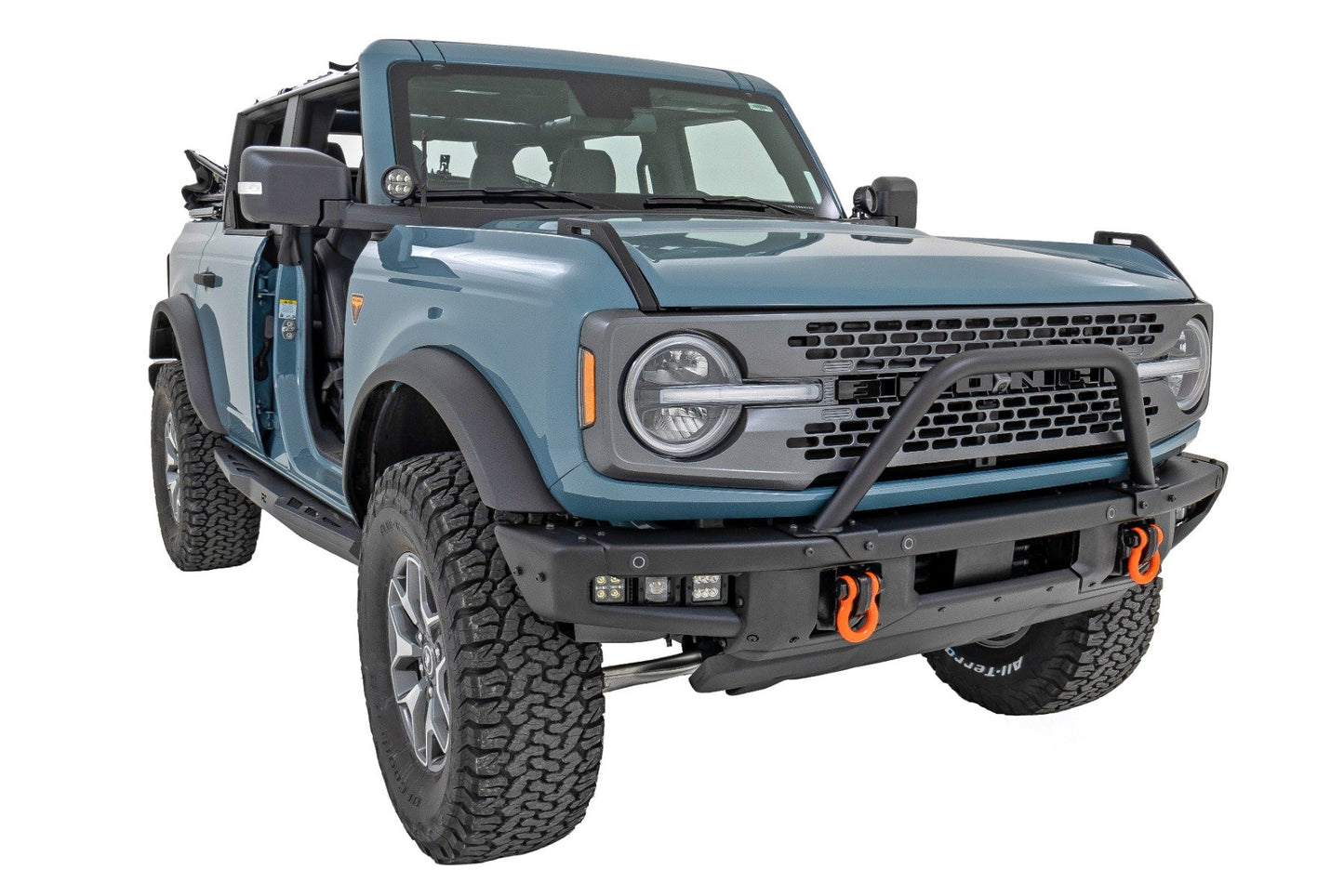 Safari Bar | 6.5 Inch Round LED | OE Modular Steel | Ford Bronco 4WD (21-25)