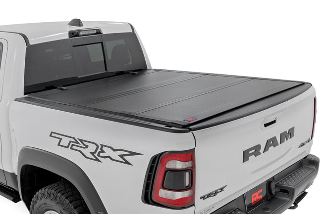 Hard Tri-Fold Flip Up Fold Bed Cover | 5'7" Bed | Ram 1500 (19-26)/1500 TRX (21-24)