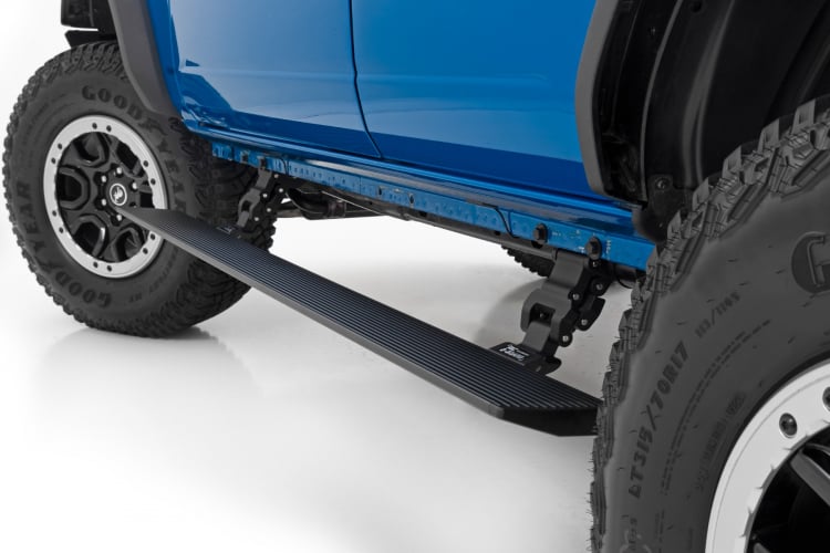 Rough Country Power Running Boards | Lighted | 4 Door | Ford Bronco 4WD (21-23)